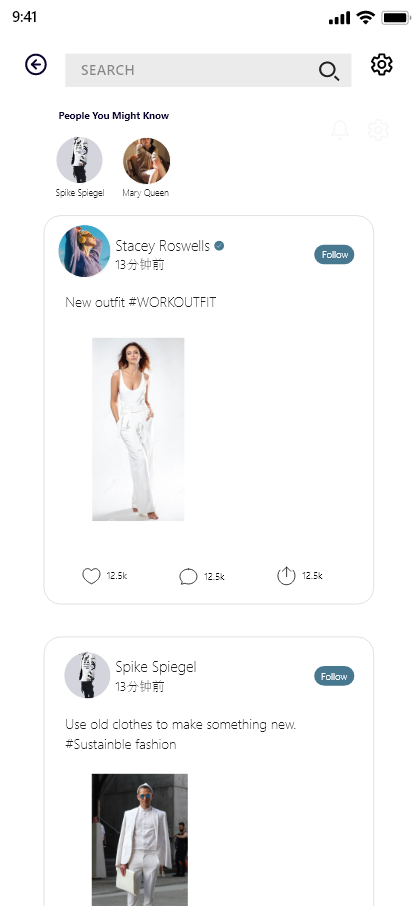 Original design interface · community